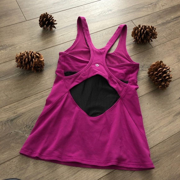 lululemon athletica Tops - Lululemon Racerback tank top Built in Bra